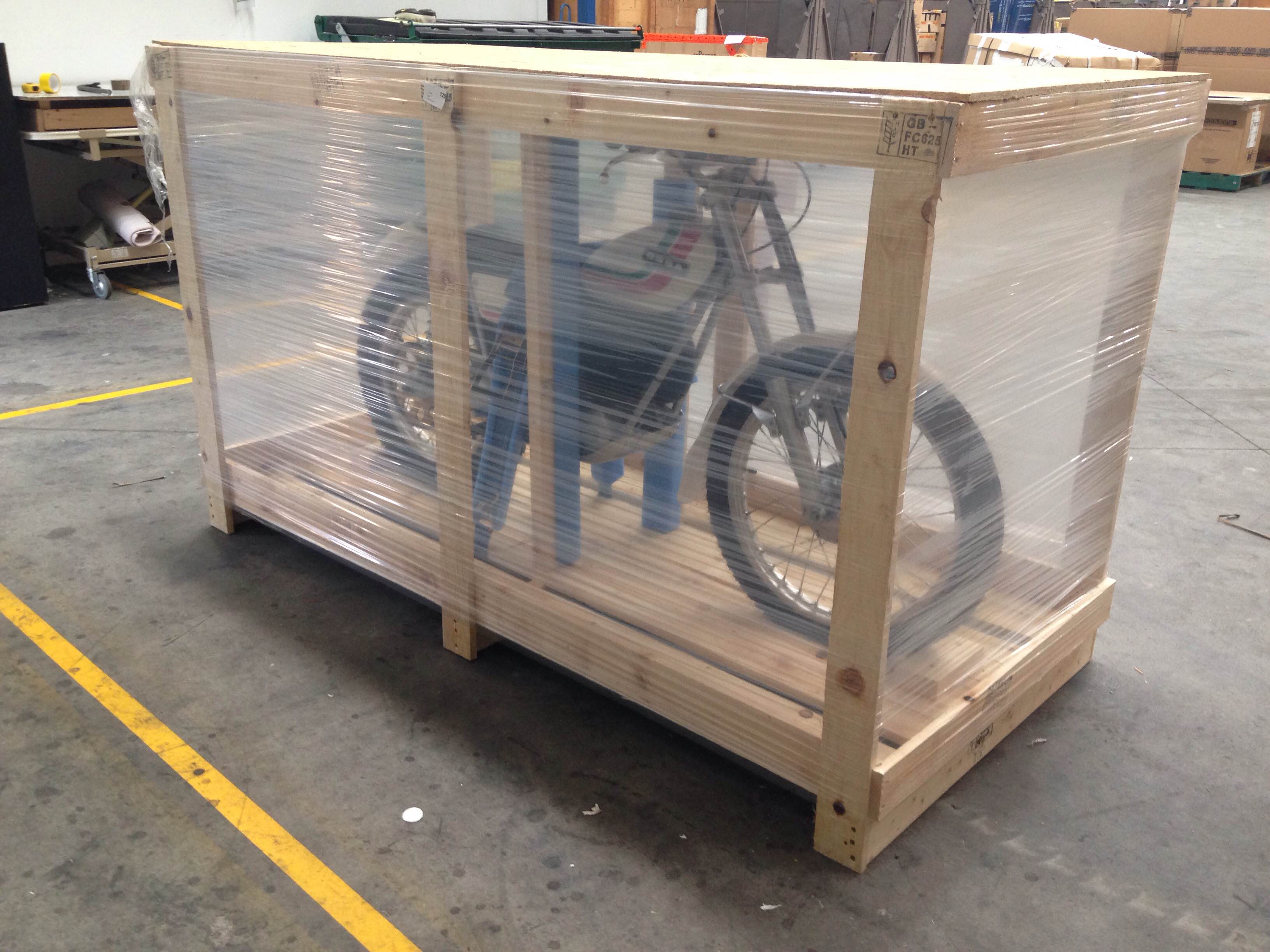 Shipping a motorbike overseas